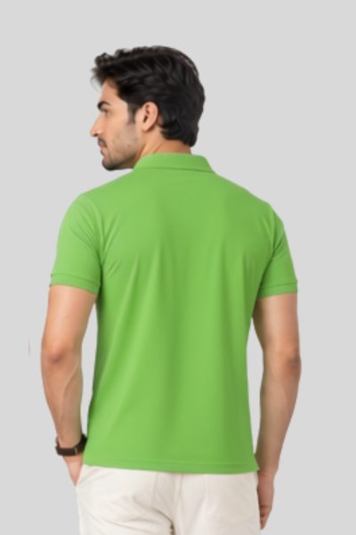 Men's Vega Moss Green   Polo  T-shirt