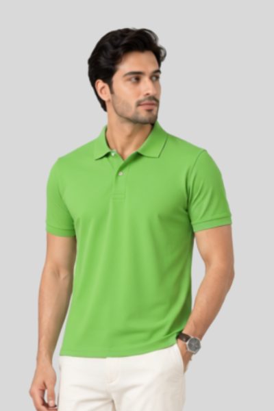 Men's Vega Moss Green   Polo  T-shirt