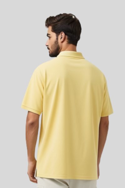Men's Vega Light Yellow Polo T-shirt